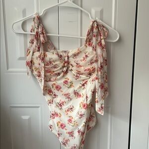Women’s Summer Floral Bodysuit